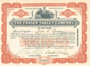 Fraser Tablet Co., of New York